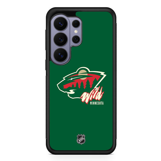 NHL Minnesota Wild Green Samsung Galaxy S26 Ultra Case | Protective Rubber Cover