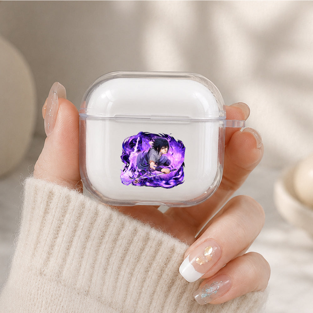 Sasuke Susanoo Power Protective Apple Airpods 4 Clear Case - Durable Clear Protection