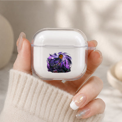 Obito Spiral Mask Protective Apple Airpods 4 Clear Case - Durable Clear Protection