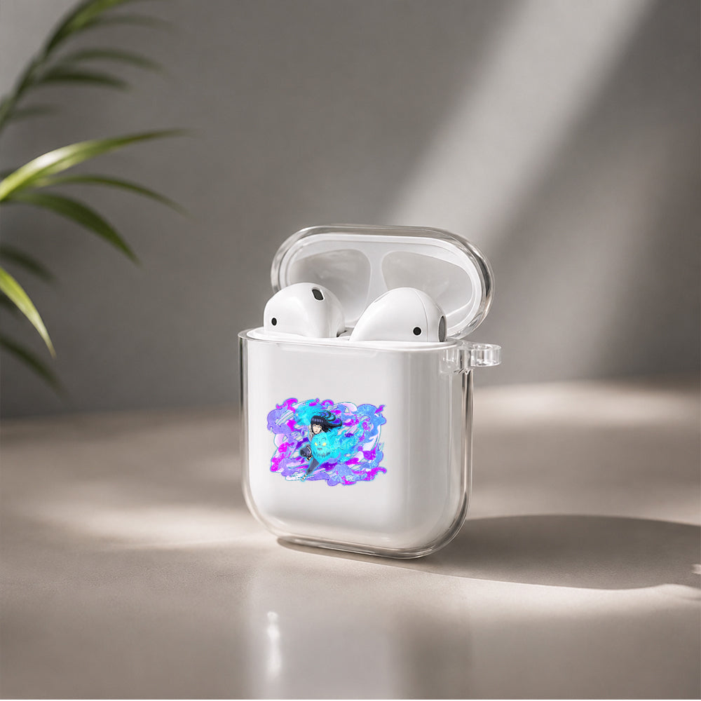 Naruto Hinata Hyuuga Ultimate Protective Clear Case Cover For Apple Airpods | Soft Silicone AirPods 1 / 2 Case | Protective Cover