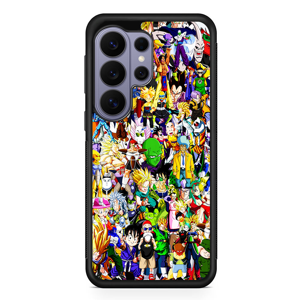 Dragon Ball Z All Characters Samsung Galaxy S26 Ultra Case | Protective Rubber Cover