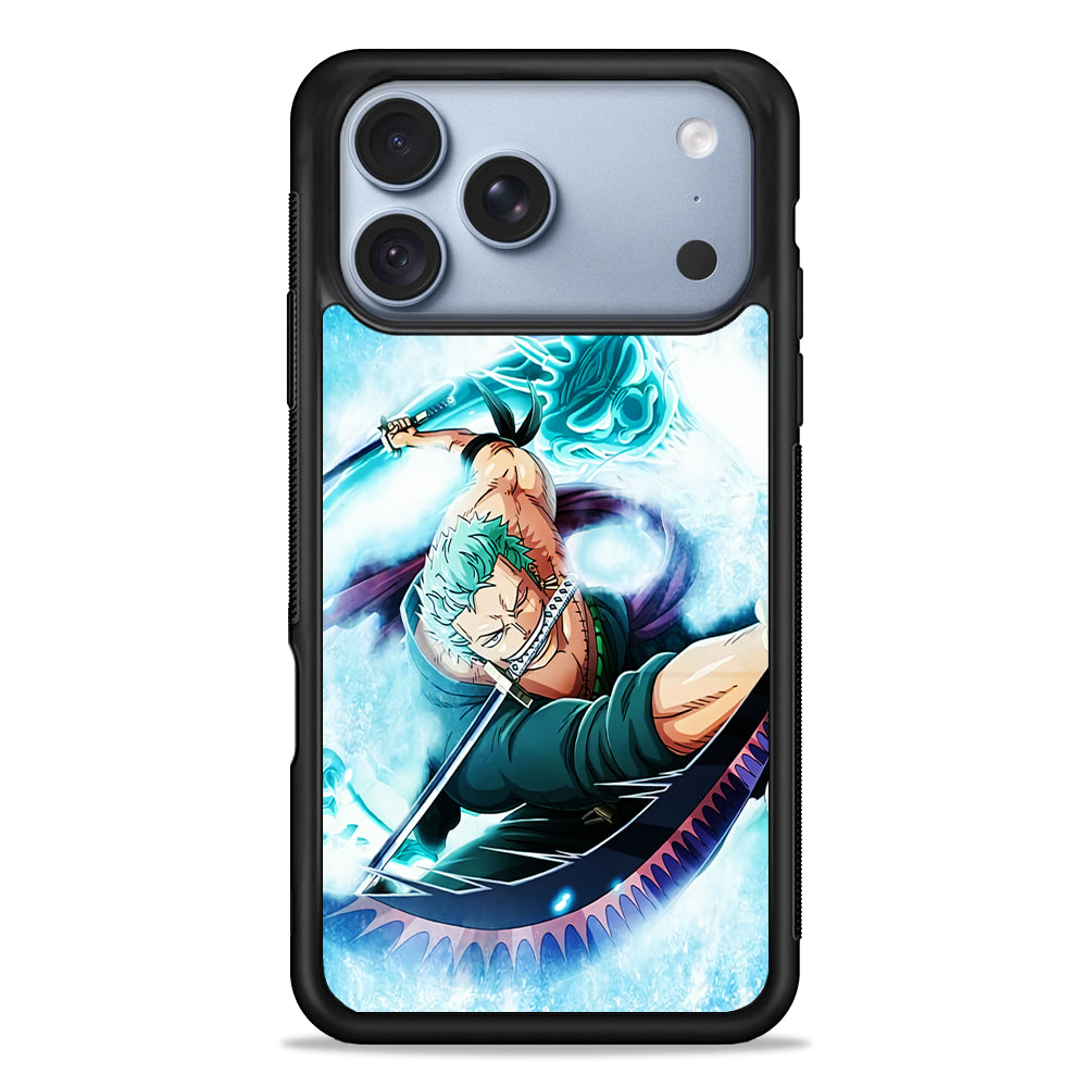 Roronoa Zoro Dragon Sword iPhone 18 Pro Case - iPhone 18 Pro Silicone Case