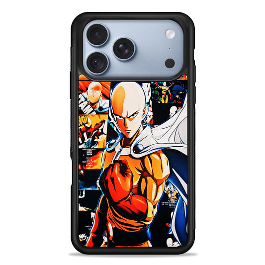 OPM Saitama Aesthetic iPhone 18 Pro Case - iPhone 18 Pro Silicone Case