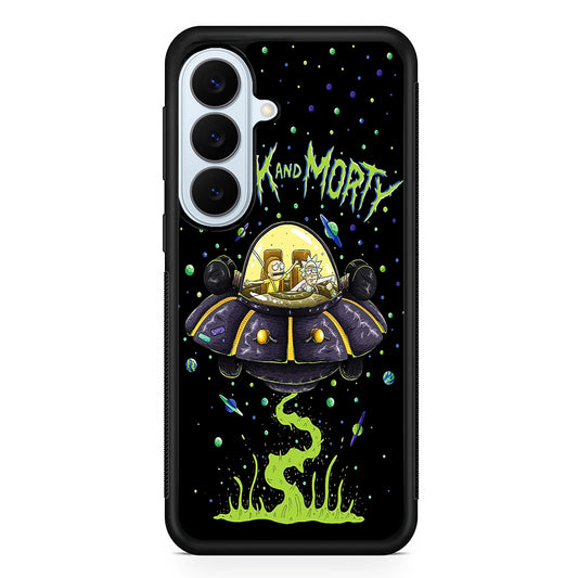 Rick and Morty Spacecraft Samsung Galaxy S26 Plus Case | Slim Protective Rubber Cover