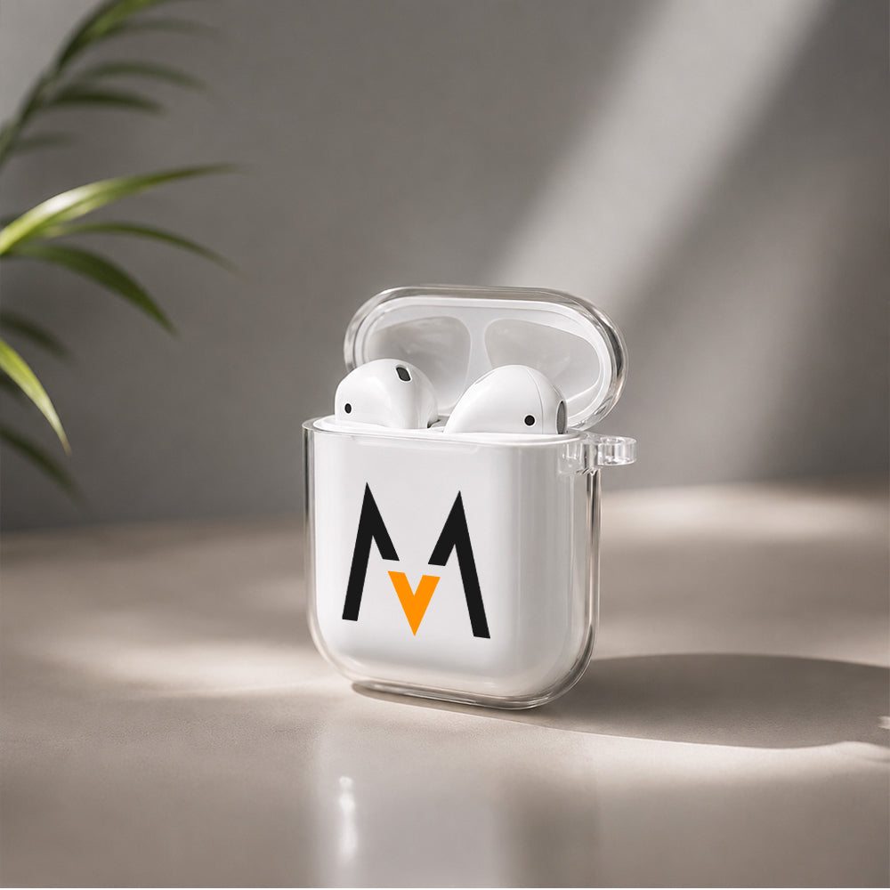Maroon 5 Iconic M Protective Clear Case Cover For Apple Airpods | Soft Silicone AirPods 1 / 2 Case | Protective Cover