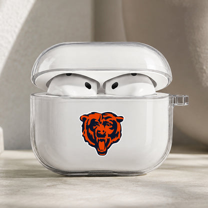 NFL Chicago Bears Symbol Protective Apple AirPods Pro 3 Clear Case | Shockproof Cover
