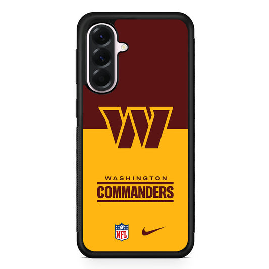 NFL Washington Commanders Nike Samsung Galaxy A56 Case | Samsung Galaxy A56 Protective Rubber Case