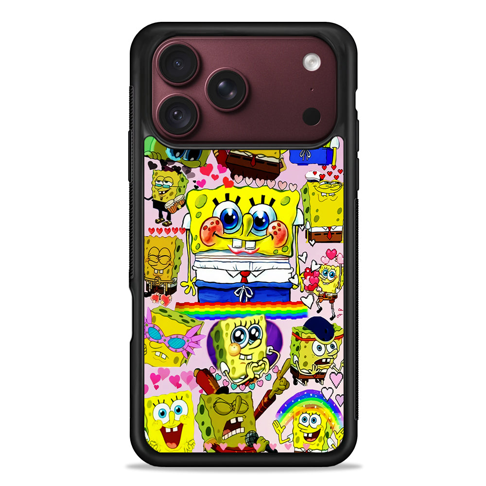 Spongebob Cute Character iPhone 18 Pro Max Case – Slim Silicone Protective Cover