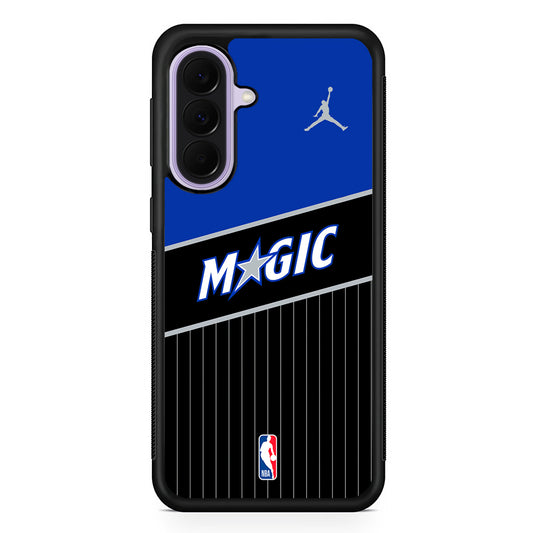 NBA Orlando Magic Black Jordan Samsung Galaxy A37 Case | Samsung Galaxy A37 Rubber Protective Case