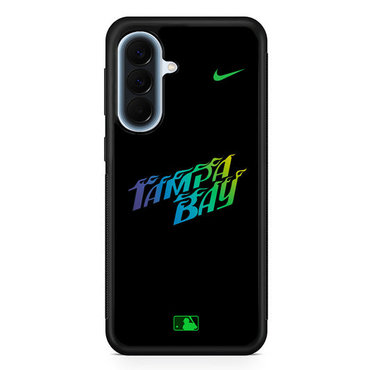 MLB Tampa Bay Rays Black Nike Samsung Galaxy A57 Case | Slim Samsung Galaxy A57 Protective Case
