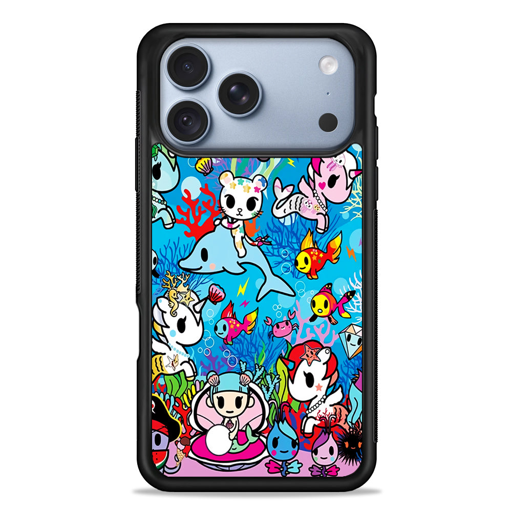 Tokidoki Sea Unicorn iPhone 18 Pro Case - iPhone 18 Pro Silicone Case
