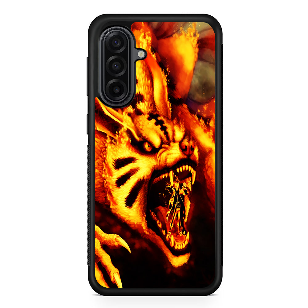 Naruto Nine Tailed Demon Fox Samsung Galaxy A17 Case | Durable Rubber Samsung Galaxy A17 Phone Case