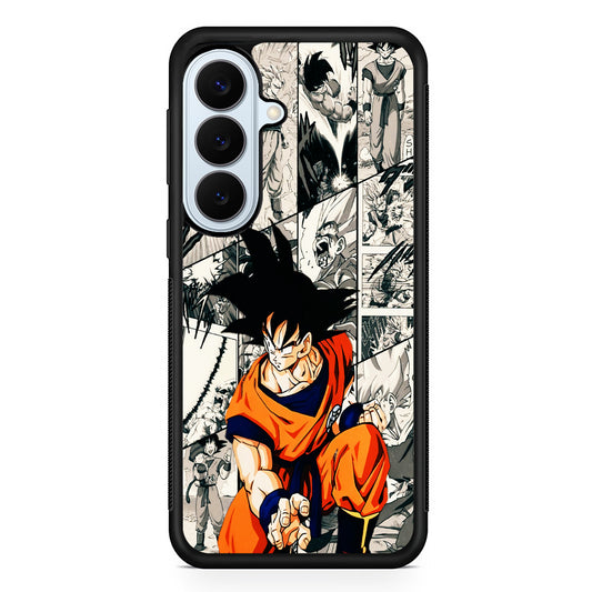 Goku Comic Collage Samsung Galaxy S26 Plus Case | Slim Protective Rubber Cover