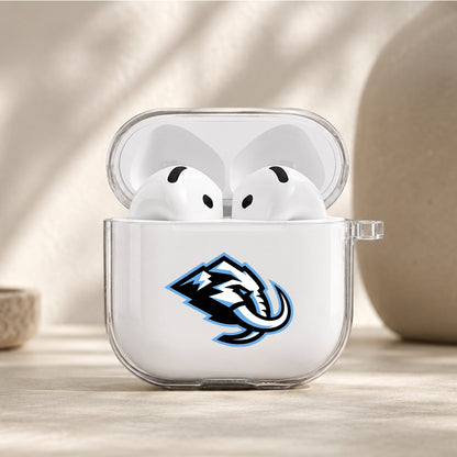 NHL Utah Mammoth Logo Protective Apple Airpods 4 Clear Case - Durable Clear Protection