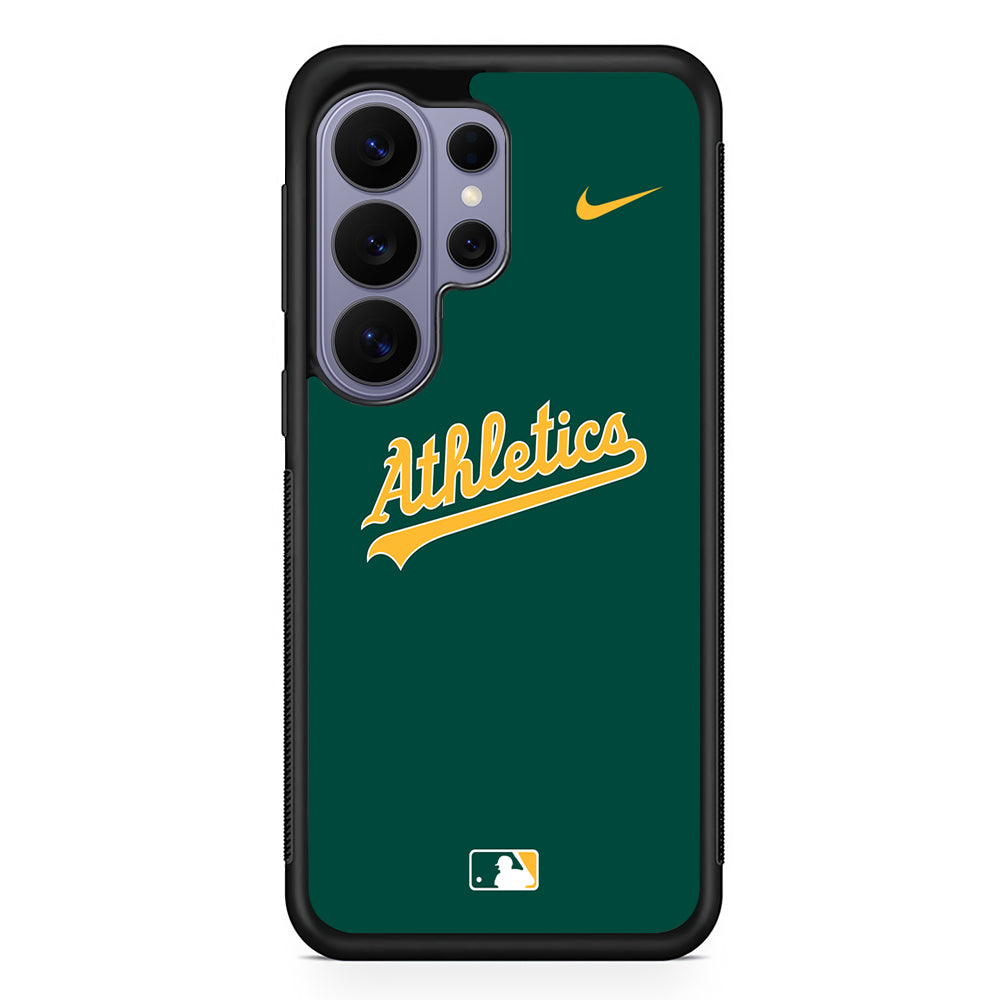 MLB Athletics Green Nike Samsung Galaxy S26 Ultra Case | Slim Durable Protective Cover