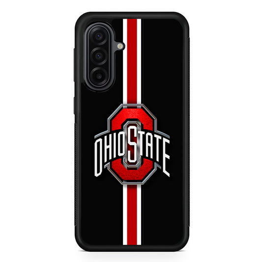 Ohio State White Red Line Samsung Galaxy A17 Case | Durable Rubber Samsung Galaxy A17 Phone Case