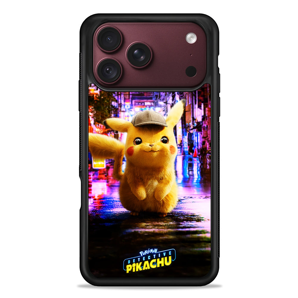 Pokemon Detective Pikachu iPhone 18 Pro Max Case – Slim Silicone Protective Cover