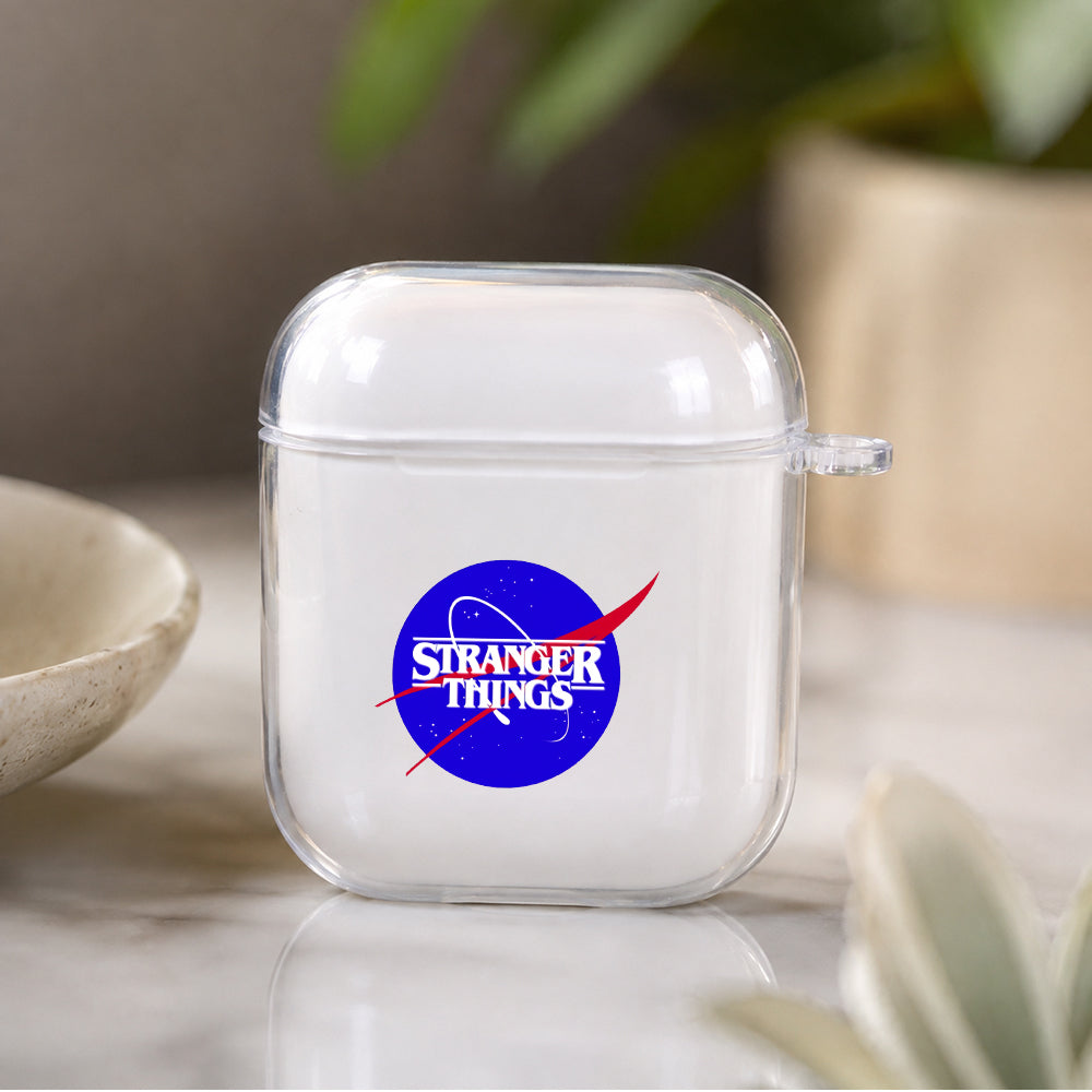 Stranger Things Universe Cover Protective Clear Case Cover For Apple Airpods | Soft Silicone AirPods 1 / 2 Case | Protective Cover