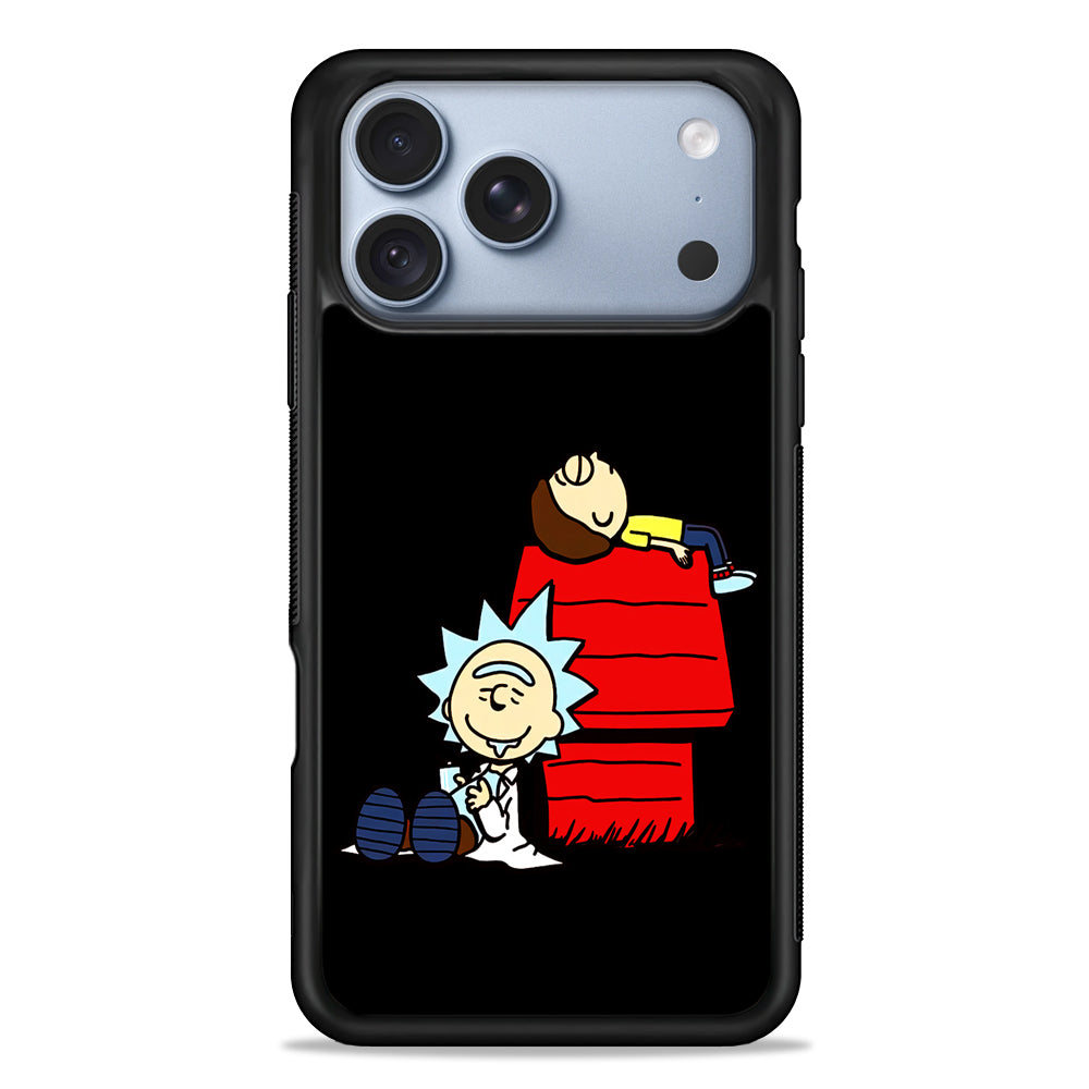 Rick and Morty Snoopy House iPhone 18 Pro Case - iPhone 18 Pro Silicone Case