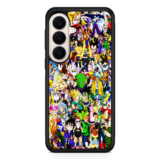 Dragon Ball Z All Characters Samsung Galaxy S26 Case | Durable Protective Rubber Cover