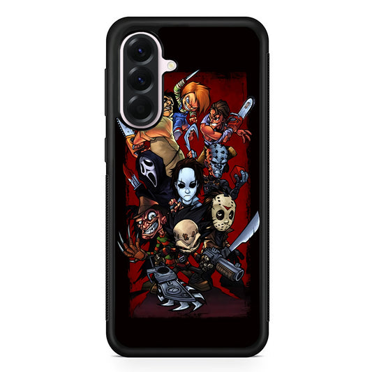 Horror Character Cartoon Samsung Galaxy A56 Case | Samsung Galaxy A56 Protective Rubber Case
