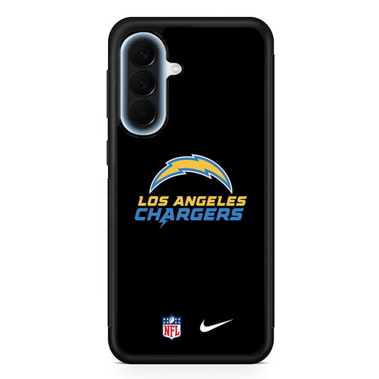 NFL Los Angeles Chargers Nike Logo Samsung Galaxy A57 Case | Slim Samsung Galaxy A57 Protective Case