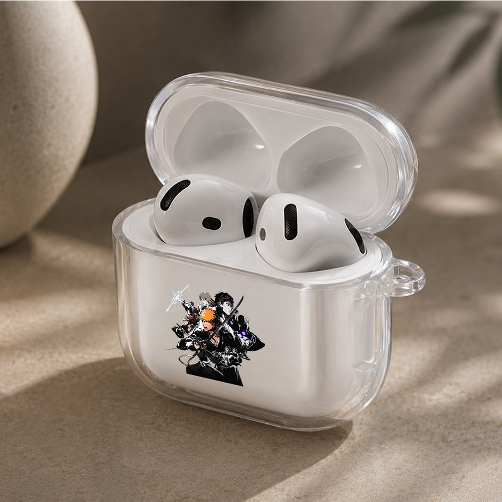 Bleach All Character Protective Apple Airpods 4 Clear Case - Durable Clear Protection