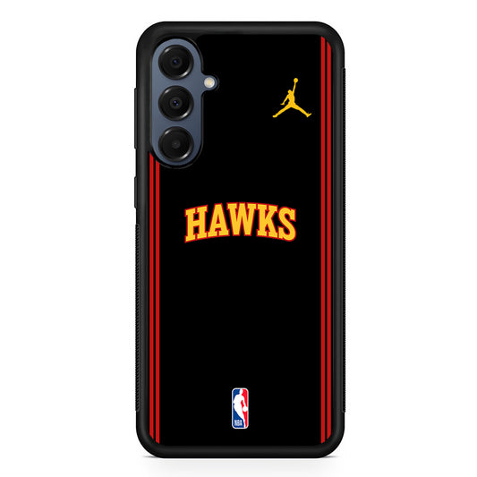 NBA Atlanta Hawks Black Jordan Samsung Galaxy A16 Case | Slim Protective Cover for Samsung Galaxy A16