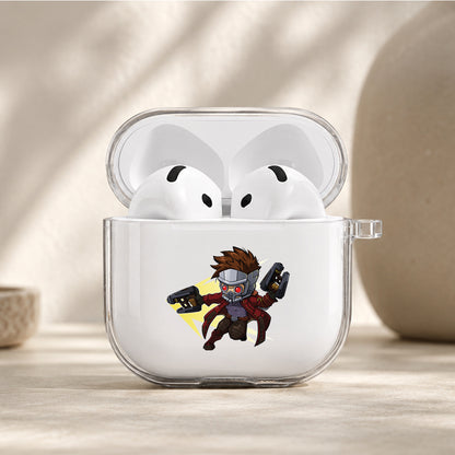 Star-Lord Guardians of The Galaxy Protective Apple Airpods 4 Clear Case - Durable Clear Protection