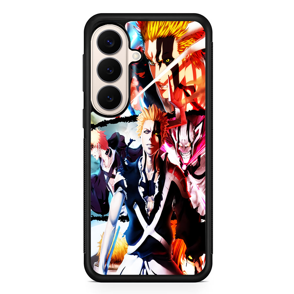 Bleach Ichigo Kurosaki Collage Samsung Galaxy S26 Case | Durable Protective Rubber Cover
