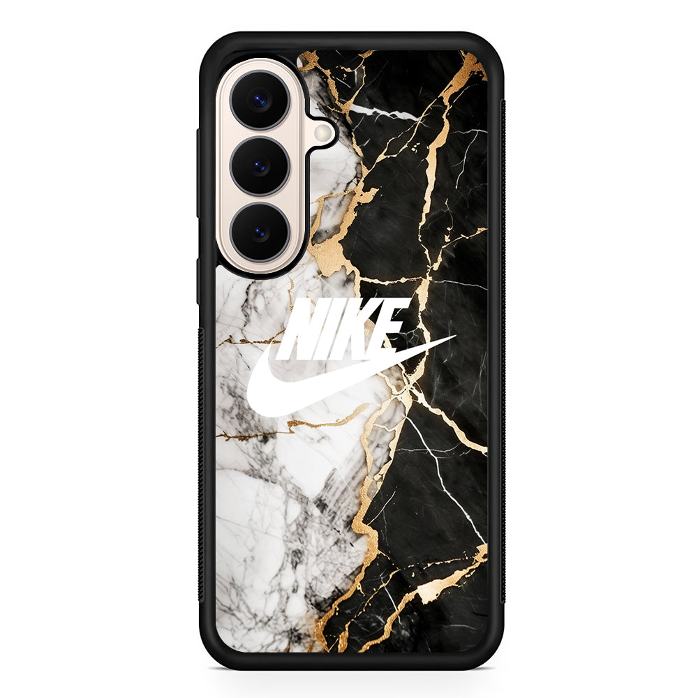 Nike Logo Mix Marble Samsung Galaxy S26 Case – Slim Protective Phone Cover