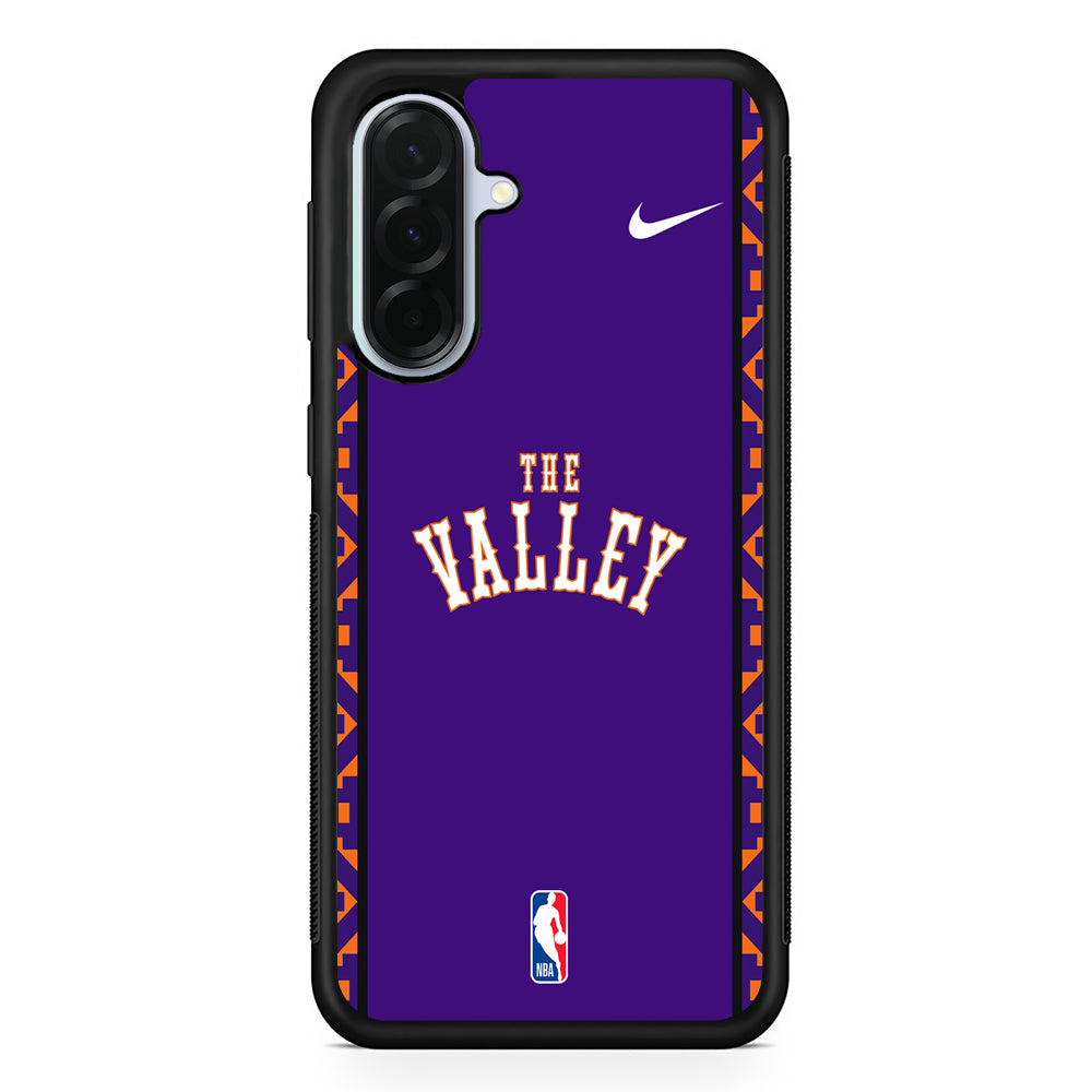NBA Phoenix Suns Purple Nike Samsung Galaxy A36 Case | Durable Samsung Galaxy A36 Protective Case