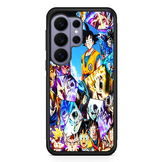 Goku Evolution Collage Samsung Galaxy S26 Ultra Case | Protective Rubber Cover