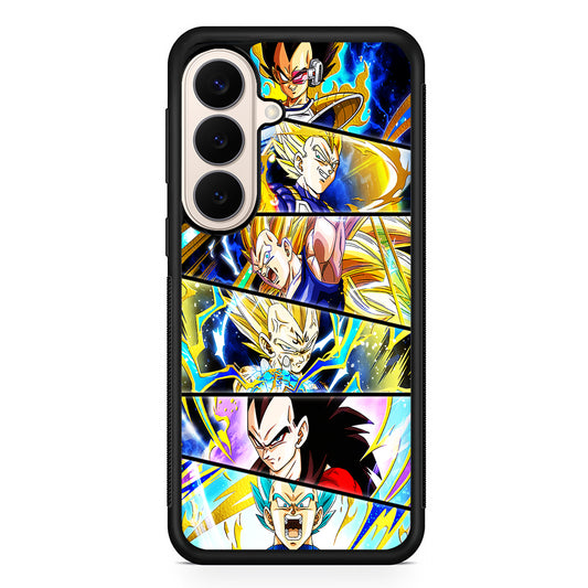 Vegeta Collage Dragon Ball Samsung Galaxy S26 Case | Durable Protective Rubber Cover