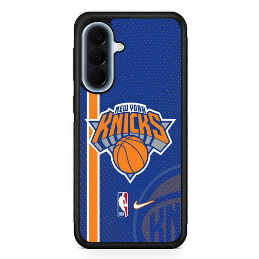 NBA New York Knicks Blue Nike Samsung Galaxy A57 Case | Slim Samsung Galaxy A57 Protective Case