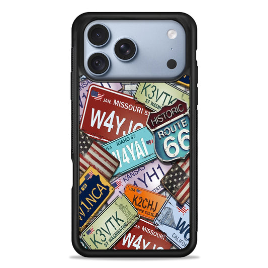 Street Signs USA iPhone 18 Pro Case - iPhone 18 Pro Silicone Case