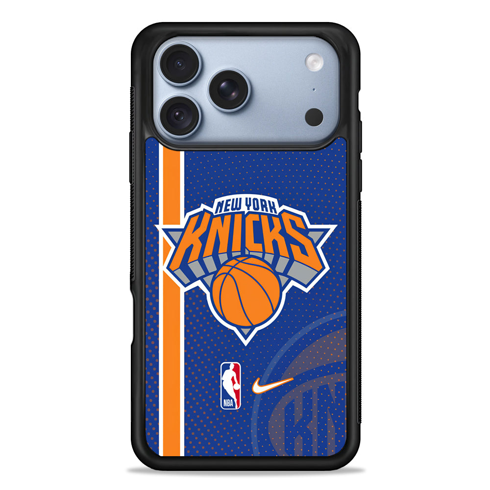 NBA New York Knicks Blue Nike iPhone 18 Pro Case - iPhone 18 Pro Silicone Case