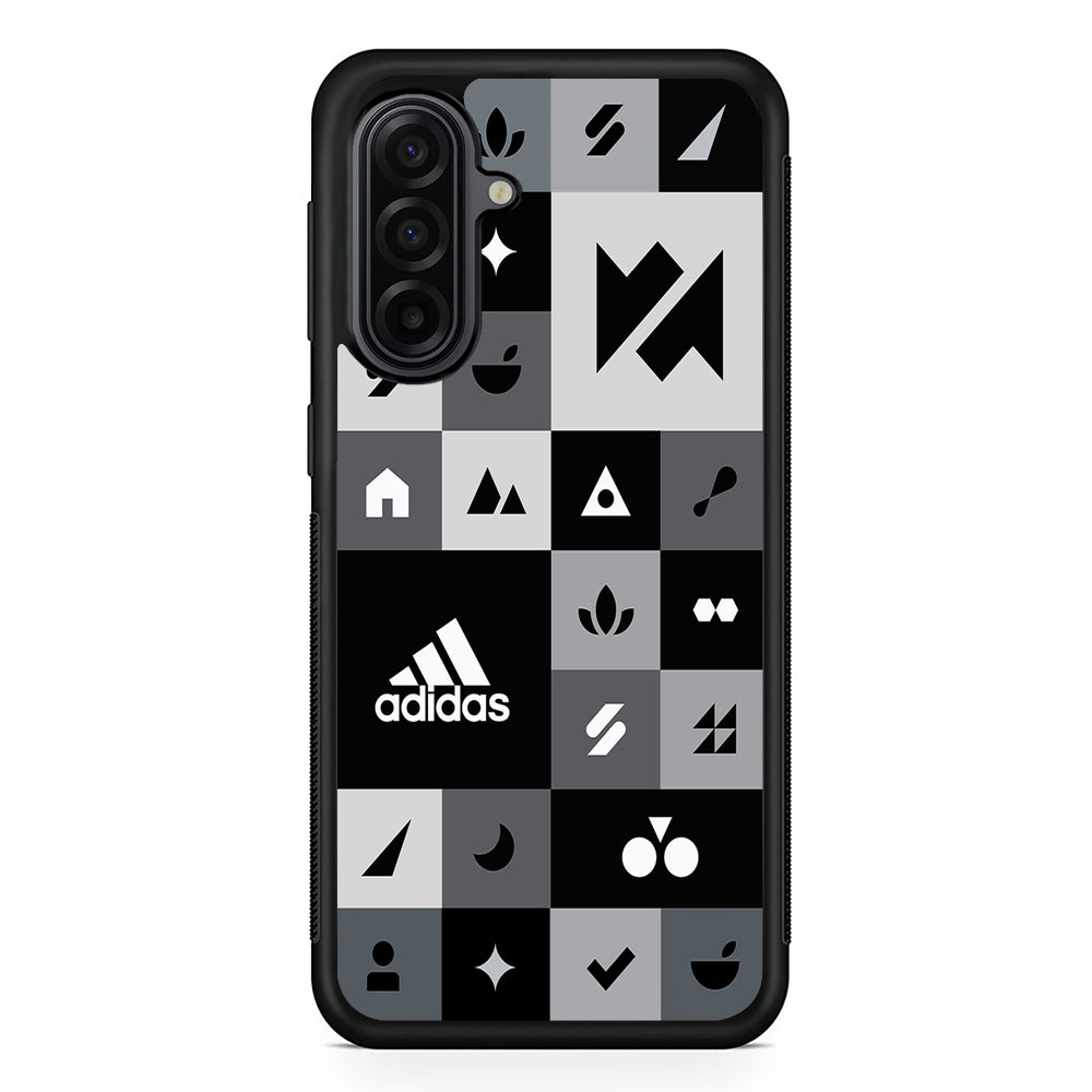 Adidas All Day Icon Design Samsung Galaxy A17 Case | Durable Rubber Samsung Galaxy A17 Phone Case