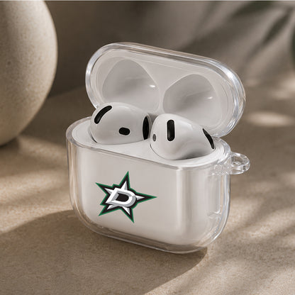 NHL Dallas Stars Logo Protective Apple Airpods 4 Clear Case - Durable Clear Protection