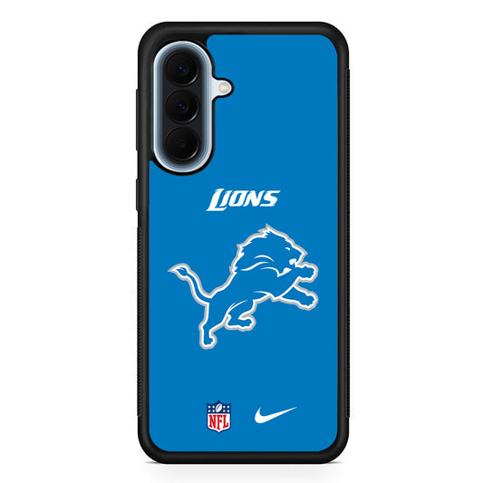 NFL Detroit Lions Blue Nike Samsung Galaxy A57 Case | Slim Samsung Galaxy A57 Protective Case