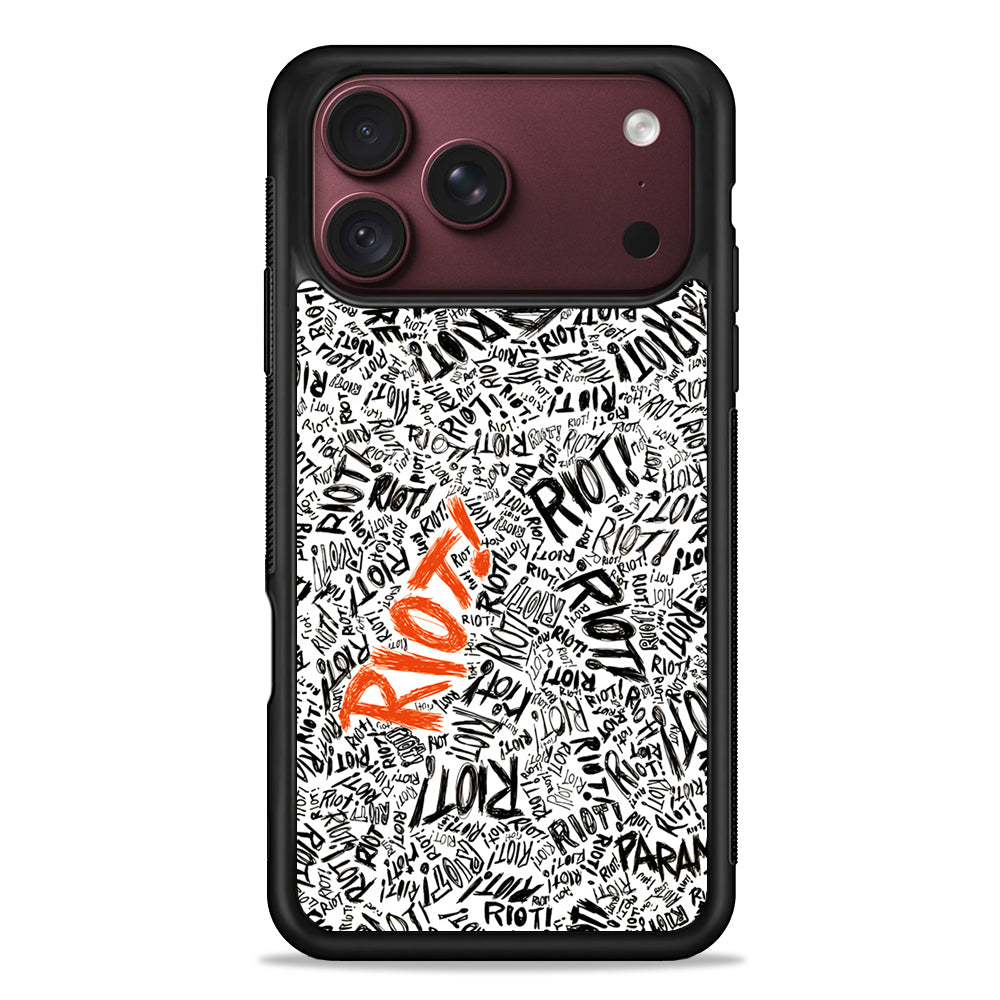 Paramore Riot Abstract iPhone 18 Pro Max Case – Slim Silicone Protective Cover