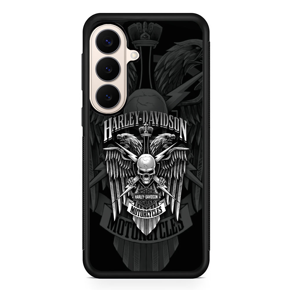 Harley Davidson Silver Eagle Samsung Galaxy S26 Case – Slim Protective Phone Cover