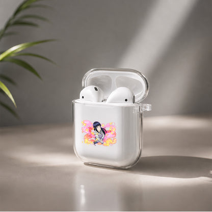 Hinata Hyuuga Beautiful Protective Clear Case Cover For Apple Airpods | Soft Silicone AirPods 1 / 2 Case | Protective Cover