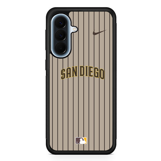 MLB San Diego Padres Brown Nike Samsung Galaxy A57 Case | Slim Samsung Galaxy A57 Protective Case