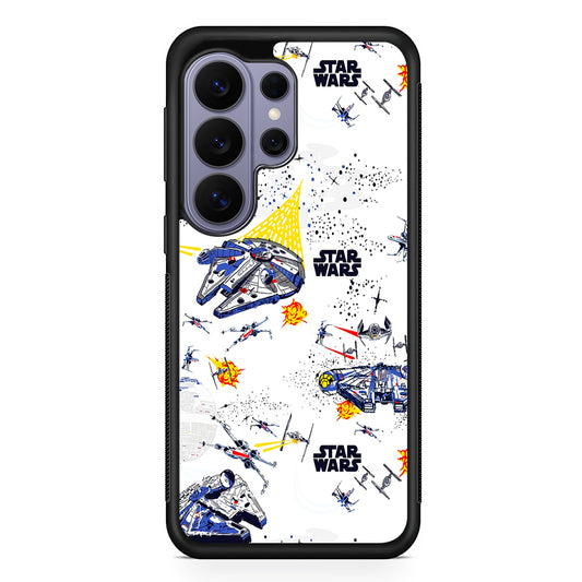Star Wars Fighter Plane Samsung Galaxy S26 Ultra Case | Protective Rubber Cover