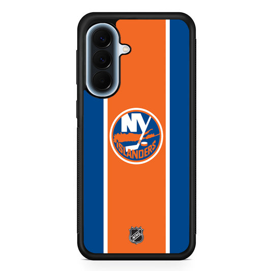 NHL New York Islanders Orange Samsung Galaxy A57 Case | Slim Samsung Galaxy A57 Protective Case