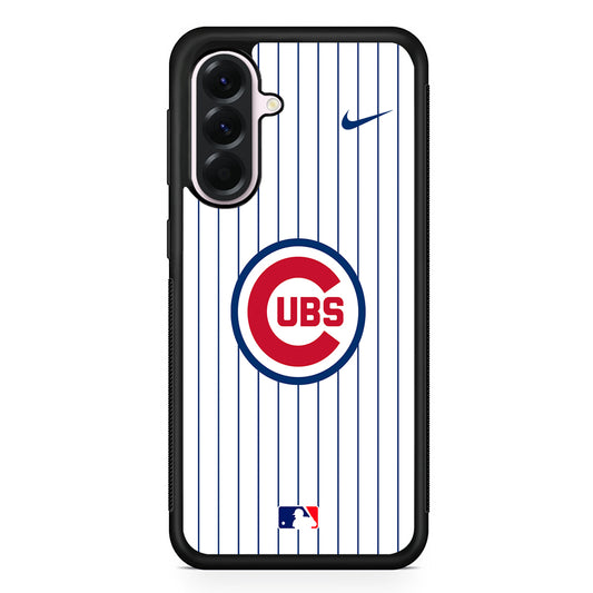 MLB Chicago Cubs White Nike Samsung Galaxy A56 Case | Samsung Galaxy A56 Protective Rubber Case