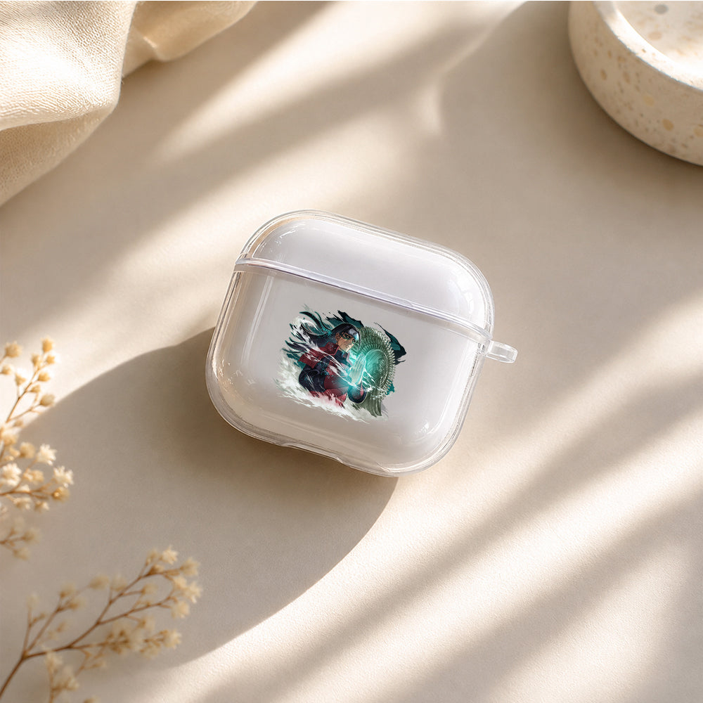 Hashirama Forest Guardian Protective Apple Airpods 4 Clear Case - Durable Clear Protection