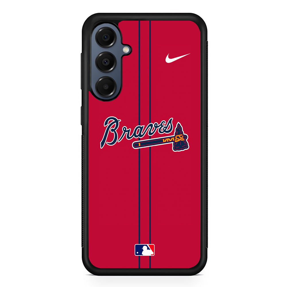 MLB Atlanta Braves Red Nike Samsung Galaxy A16 Case | Slim Protective Cover for Samsung Galaxy A16