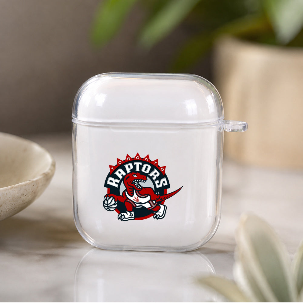 NBA Toronto Raptors Mascot Protective Clear Case Cover For Apple Airpods | Soft Silicone AirPods 1 / 2 Case | Protective Cover